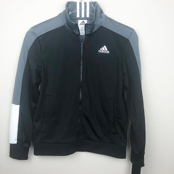 Adidas Boy’s Paramount Tricot Track Jacket Medium 10/12 NWT